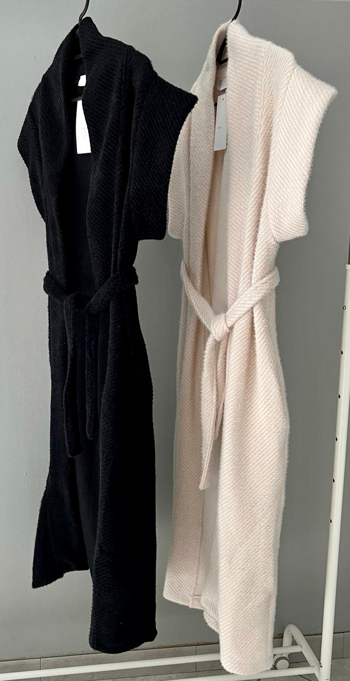Veste Longue Sans Manches