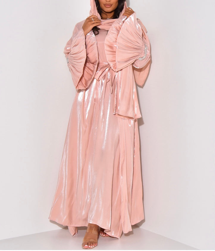 Ensemble Irisé Robe Kimono Châle