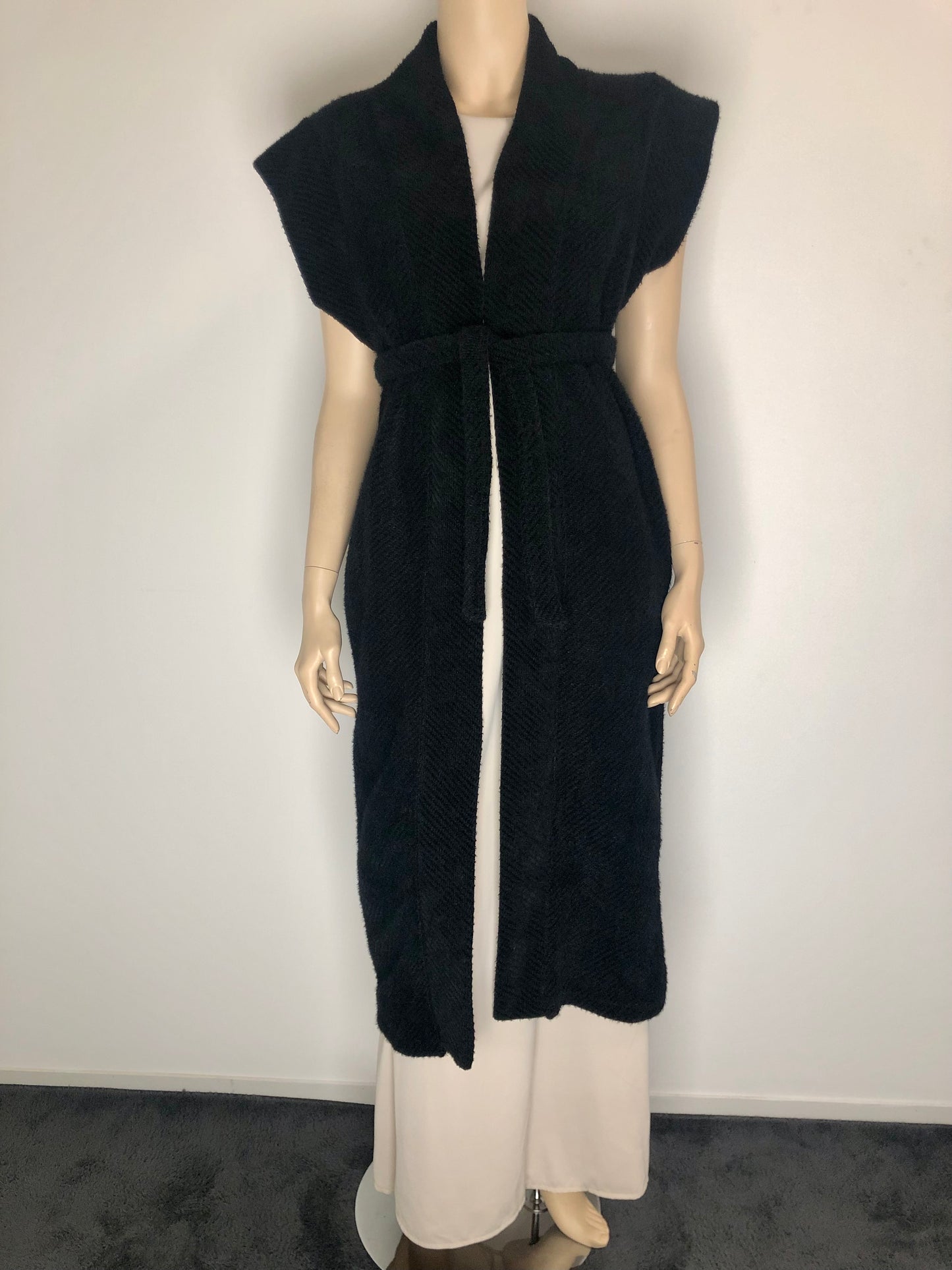 Veste Longue Sans Manches