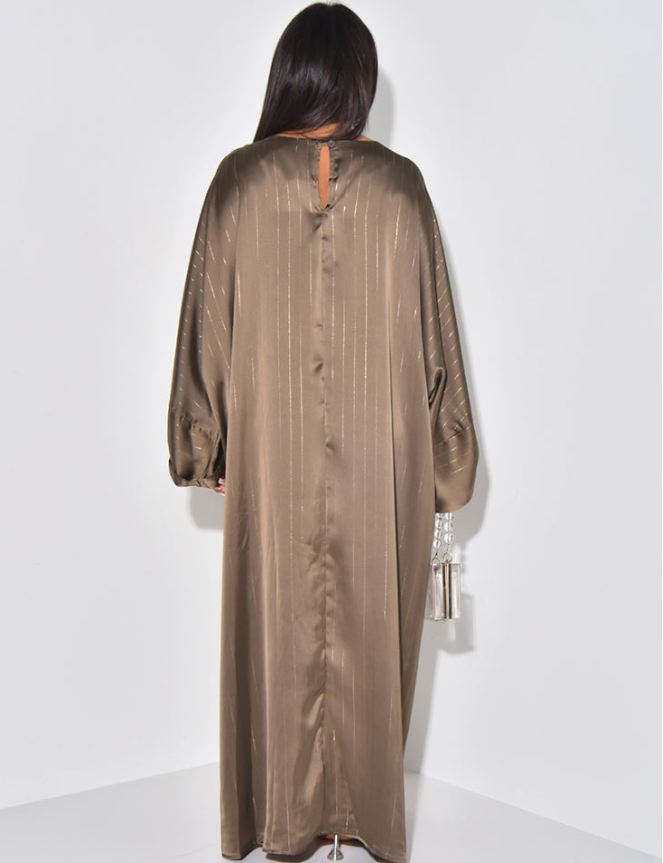 Abaya Rayures Dorées