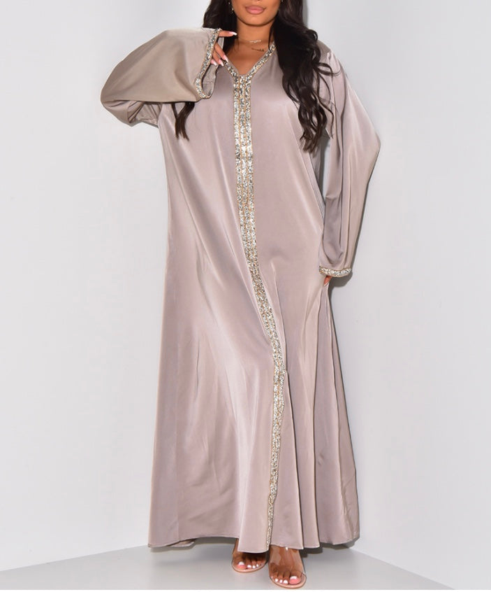 Caftan Strass Or