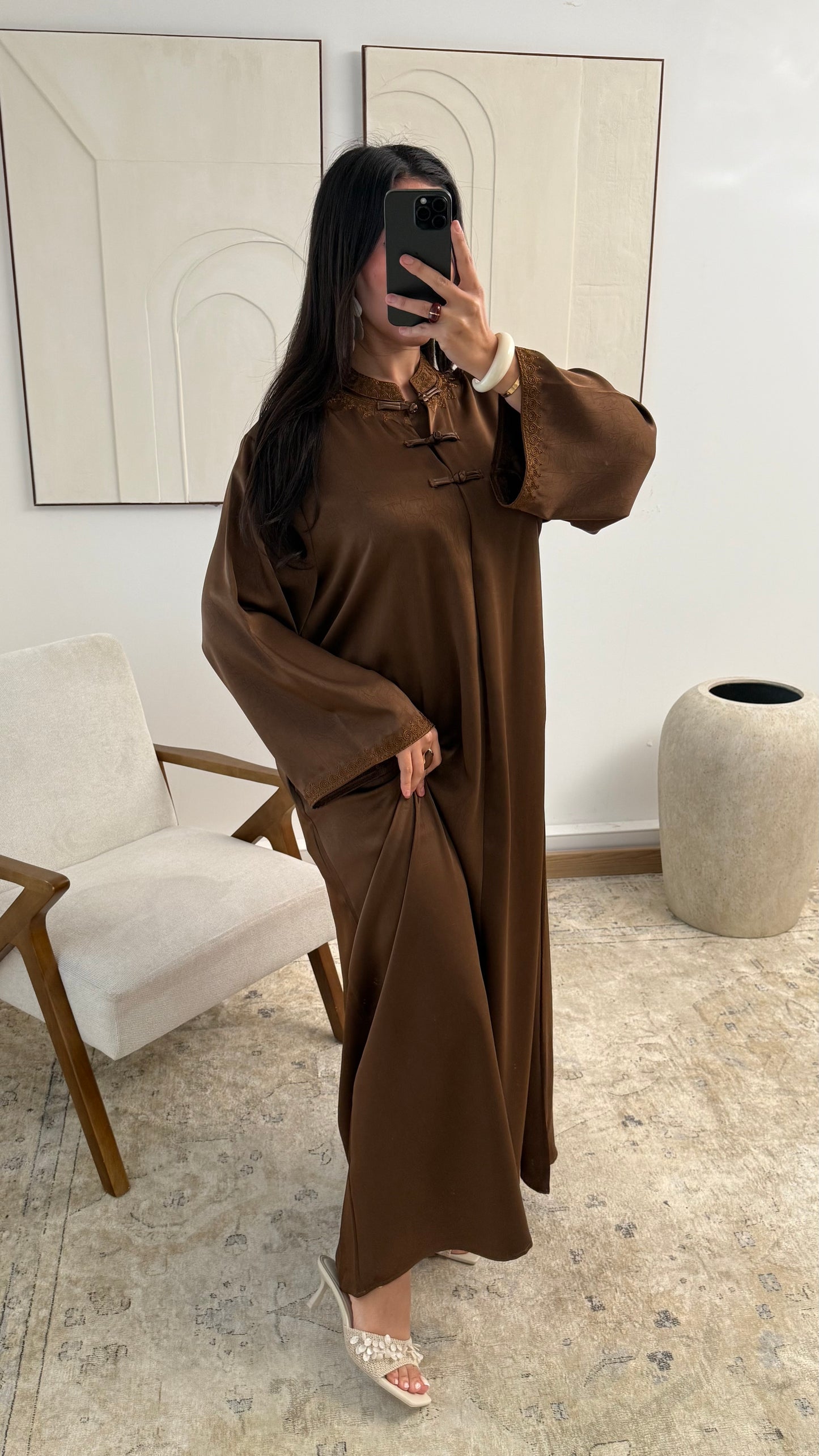 Caftan satiné