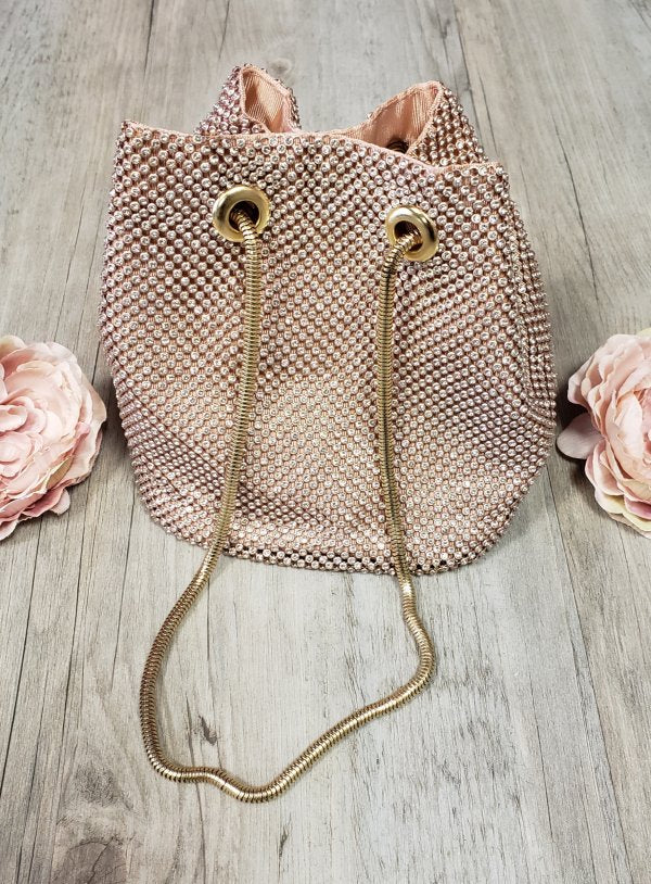 Sac Seau Rose Strass