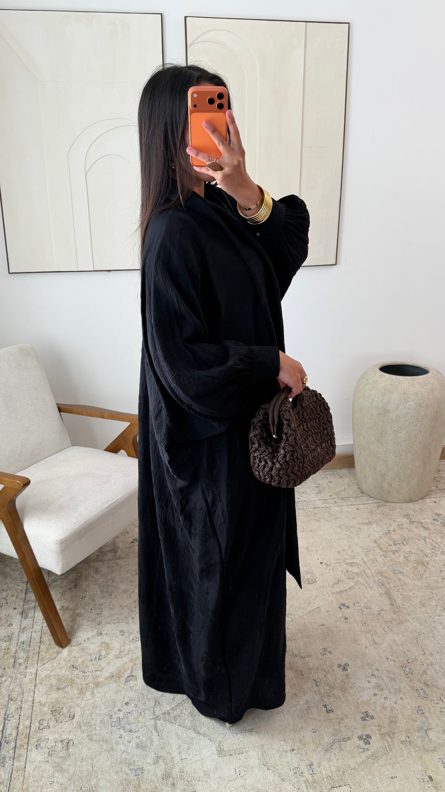 Robe oversize col lavallière