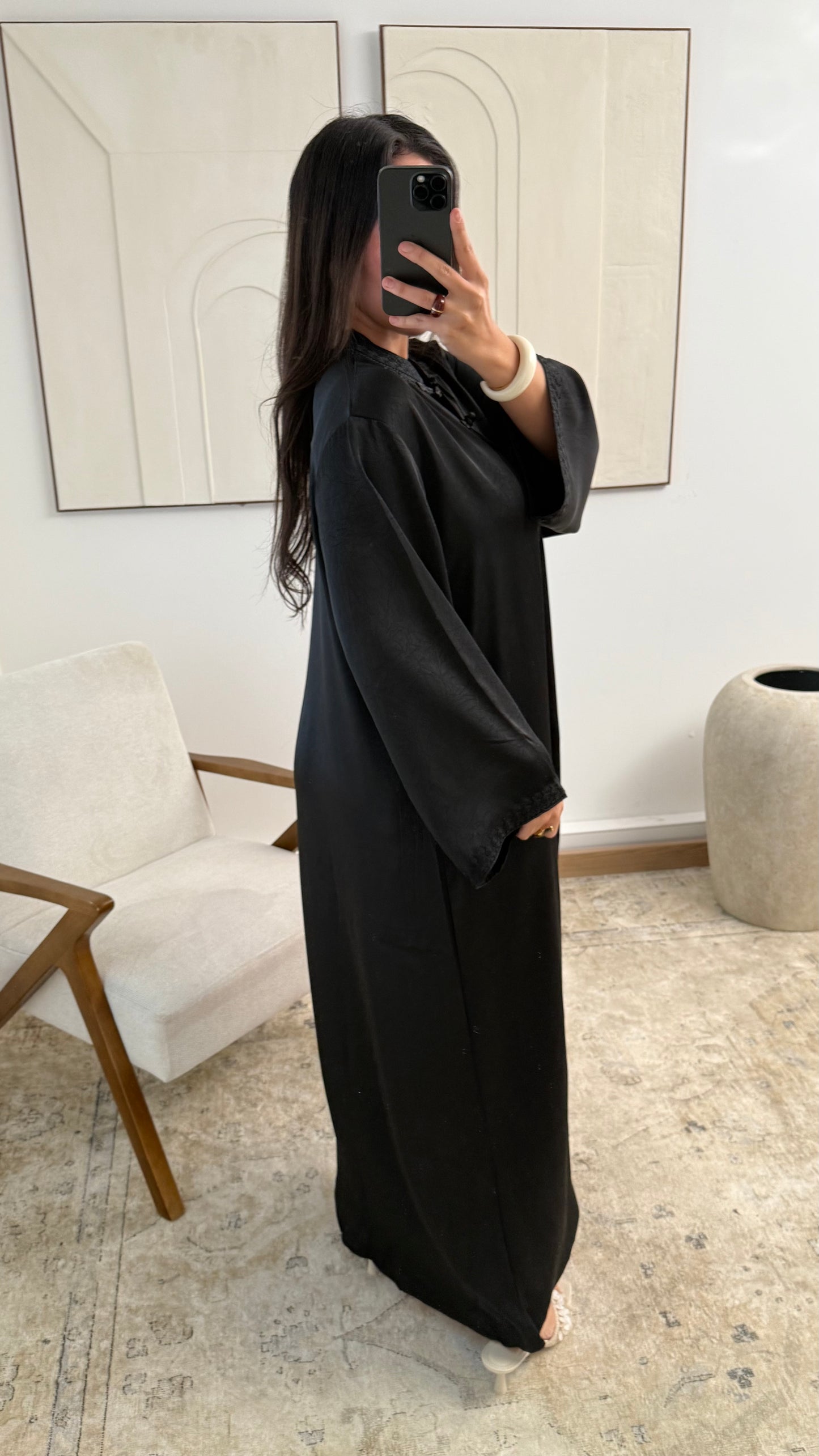 Caftan satiné