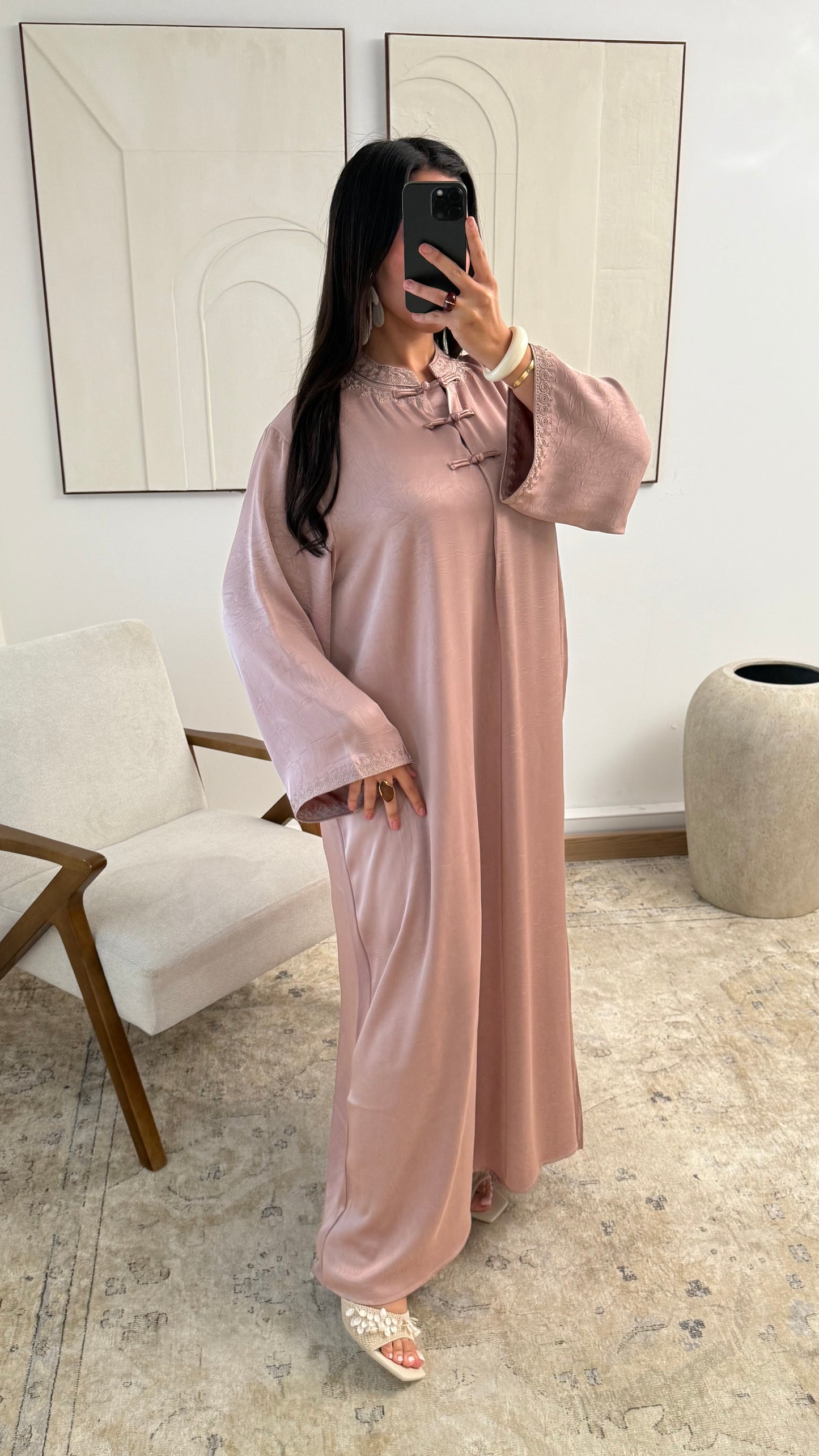 Caftan satiné