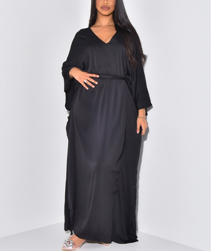 Abaya Satin Ajustable