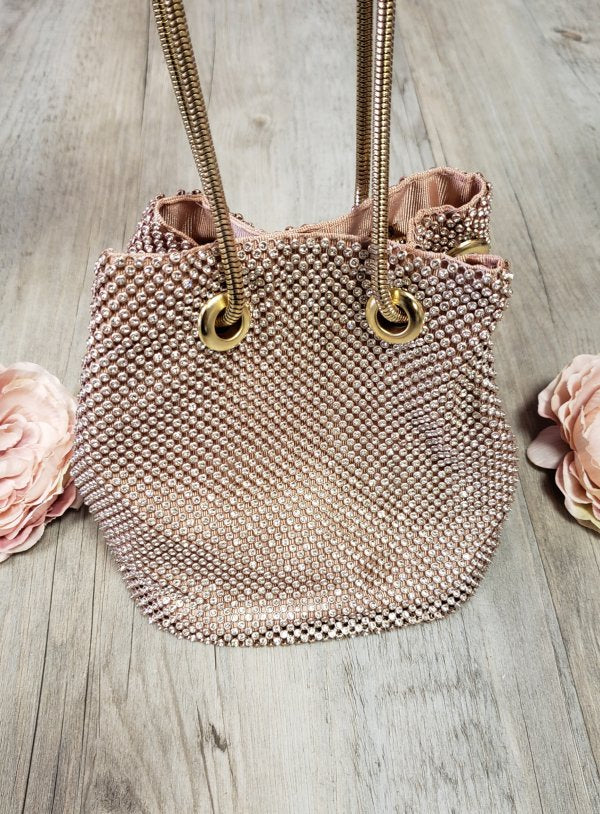 Sac Seau Rose Strass