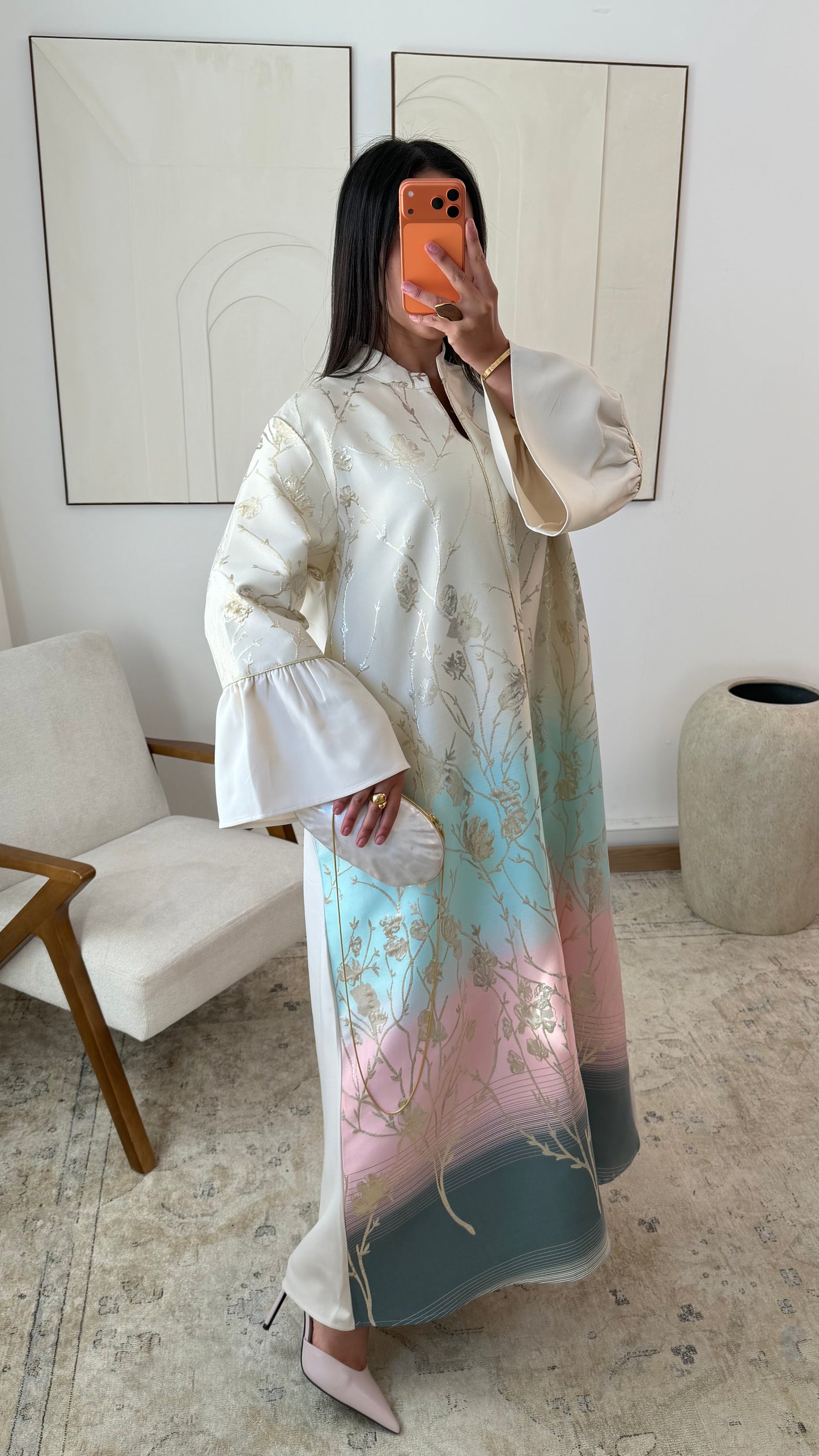 Abaya imprimée premium