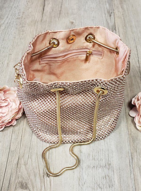 Sac Seau Rose Strass