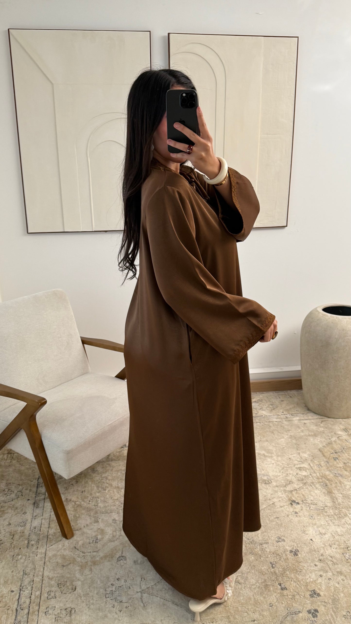 Caftan satiné