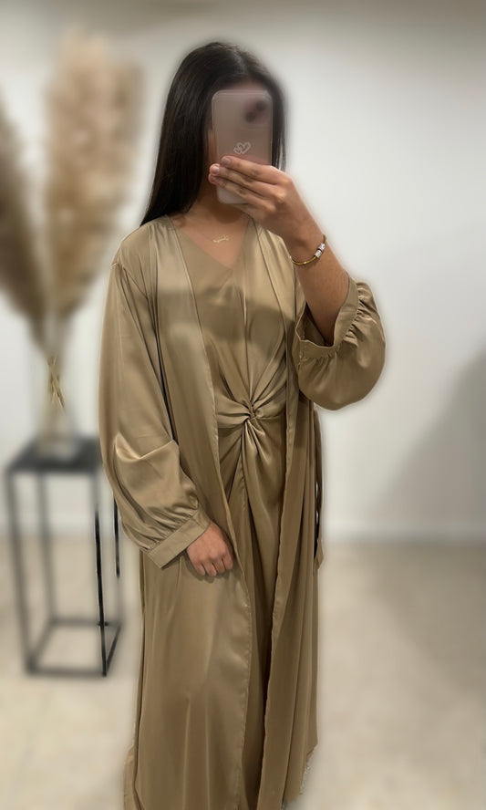 Ensemble Robe et Kimono Satin